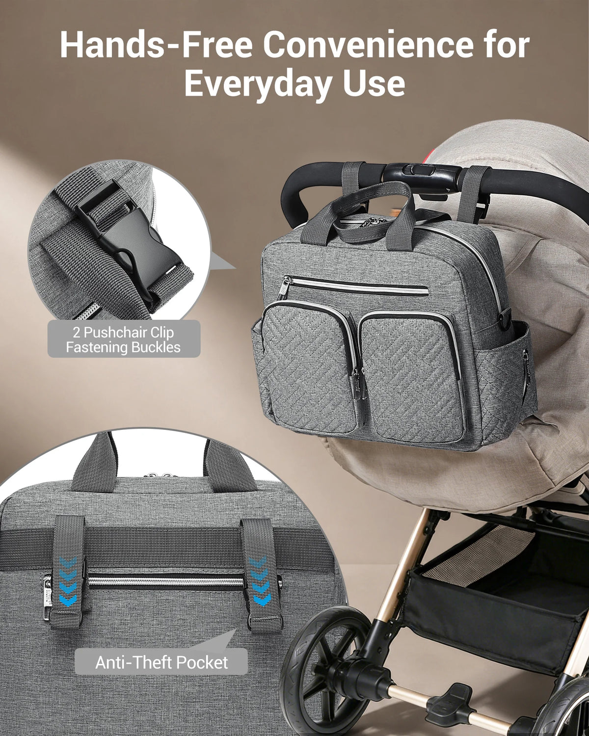 Insulated Baby Diaper Backpack