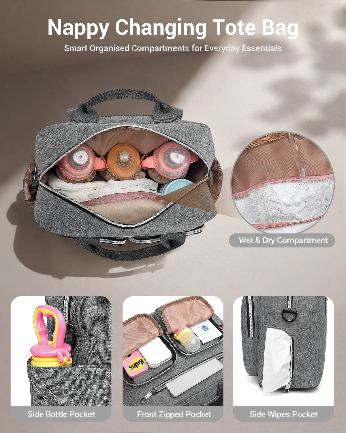 Insulated Baby Diaper Backpack