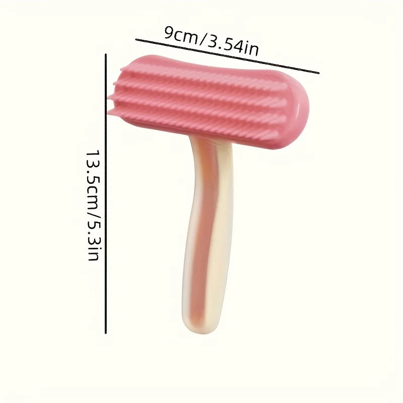 Soft-Bristle Cat Grooming Brush — 1 Piece