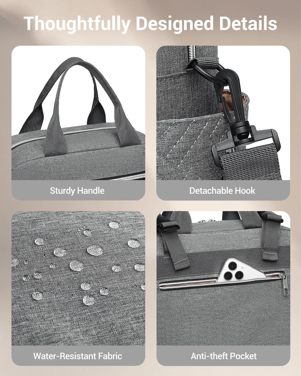 Insulated Baby Diaper Backpack