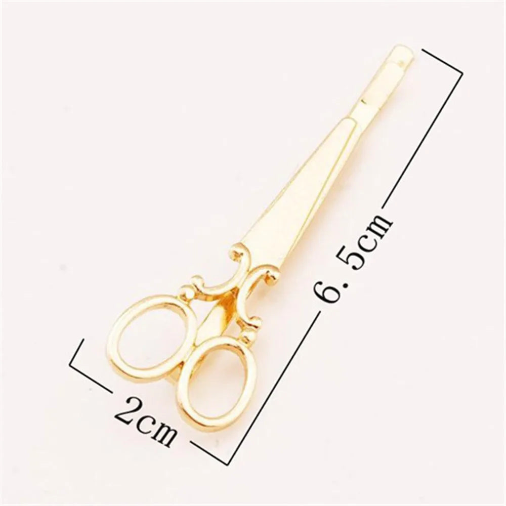 Scissors-Shape Hair Clip Barrette