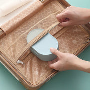 Polypropylene Travel Soap Case with Lid — Round or Oval