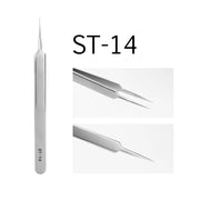 GLAMLASH ESD ST SA Series Anti-static Eyelash Extension Tweezer Curved Lash Tweezer Straight Tip Tweezer Makeup Tool