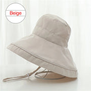 K22 Bucket Hat Fashion All-match Women's Panama Summer Hat Big Brim Sun Hat Double-Sided Fisherman Hat Sun Protection Sun Visor