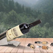 6-Piece Stainless Steel Bottle Pourer Set