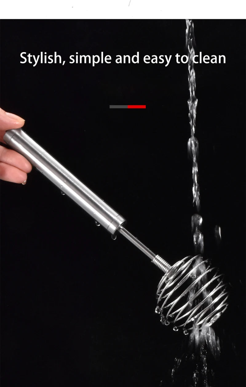 Stainless Steel Spring Coil Hand Whisk