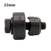 Hole Punch Knockout Die and Punch Set Hole-Cutting Hole Free of Burrs Homebrew Kettle/Keg Tool Works for Stainless Alu Plastic