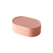 Polypropylene Travel Soap Case with Lid — Round or Oval