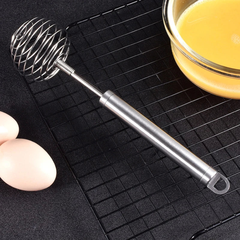 Stainless Steel Spring Coil Hand Whisk