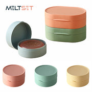 Polypropylene Travel Soap Case with Lid — Round or Oval