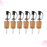 6-Piece Stainless Steel Bottle Pourer Set
