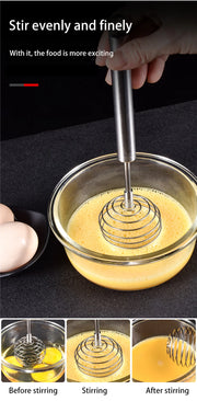 Stainless Steel Spring Coil Hand Whisk