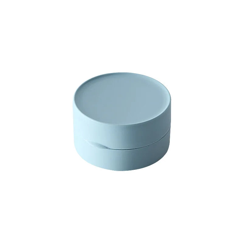 Polypropylene Travel Soap Case with Lid — Round or Oval