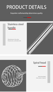 Stainless Steel Spring Coil Hand Whisk