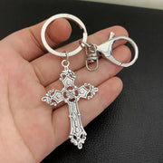 Jesus Cross Keychains Christian Religion Key Chains Fashion Jewelry Accessories Gift 2021 Bag Charm Car Keyring For Men Women