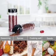 5/10/15/20PC Salt and Pepper Shakers Spice Jars Spice Container Plastic Does Not Contain BPA Canister Set Kitchen Sugar Bowl
