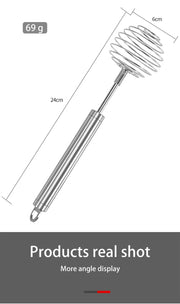 Stainless Steel Spring Coil Hand Whisk