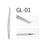 GLAMLASH ESD ST SA Series Anti-static Eyelash Extension Tweezer Curved Lash Tweezer Straight Tip Tweezer Makeup Tool