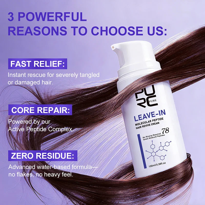 Leave-In Keratin Hair Repair Cream