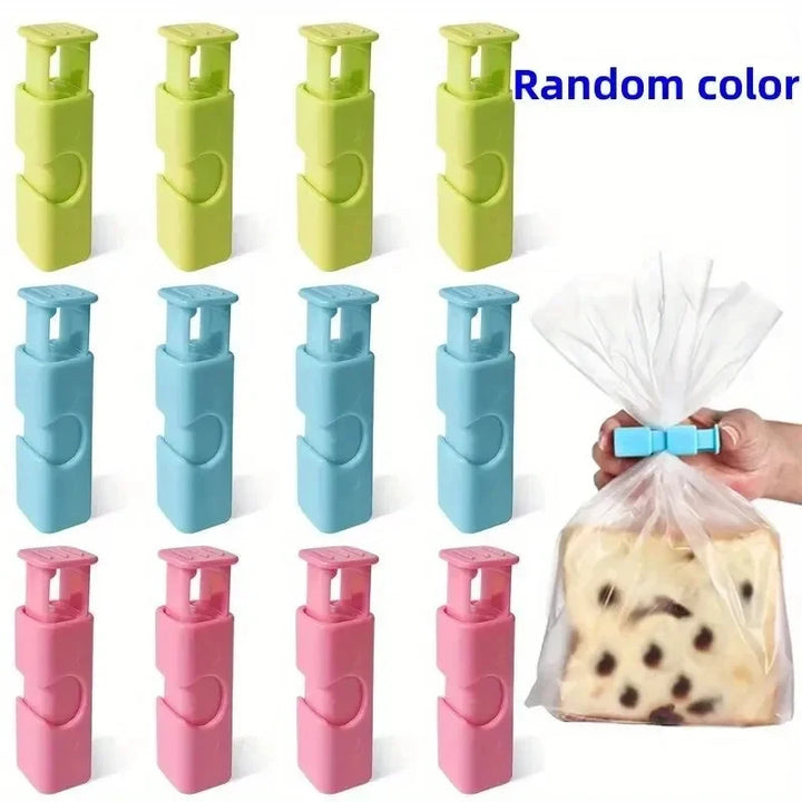 Reusable Plastic Snack-Bag Sealing Clips — 4 Pieces