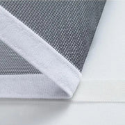 Fiberglass Window Screen with Hook-and-Loop Edging — Gray, Selected Size