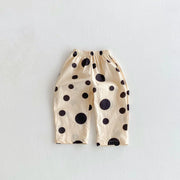 Kids Cartoon Print Summer Trousers