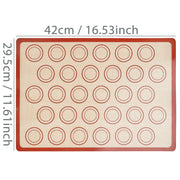 Silicone Pastry Preparation Mat — 1 Piece, Selected Size