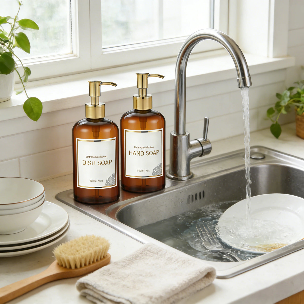 Refillable 500ml Soap & Lotion Dispenser