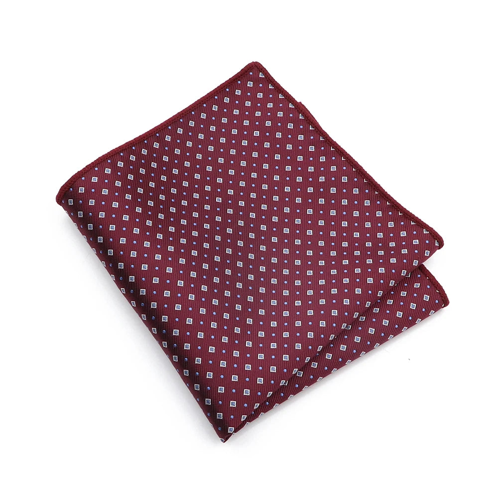 Novelty Design Men's Handkerchief Dot Floral Animal Pattern Pocket Square Party Dinner Hanky Chest Towel Suit Accessories Gift