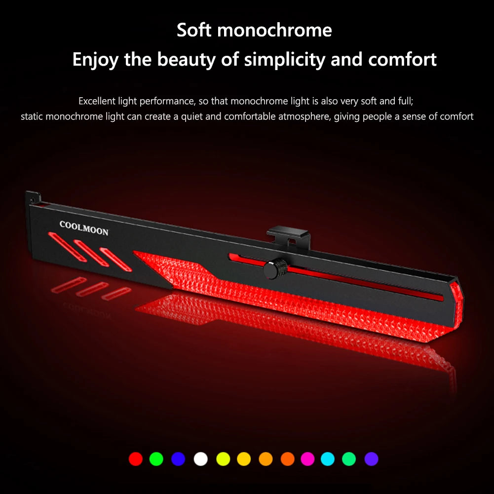 Customized Video Card Stand GT8 Horizontal Graphics Card Bracket 5V 3Pin ARGB GPU VGA Holder Desktop PC Case DIY Accessories