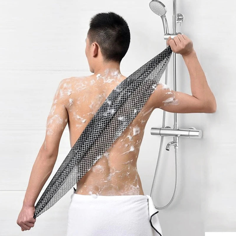 Japanese Rubbing Washcloth Bath Nylon Towel Brush For Back Towels Exfoliating Scrub Shower Sponge Body Bathroom Accessories
