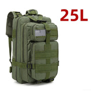 Unisex Oxford Hiking Backpack — MOLLE Webbing, 25L or 50L