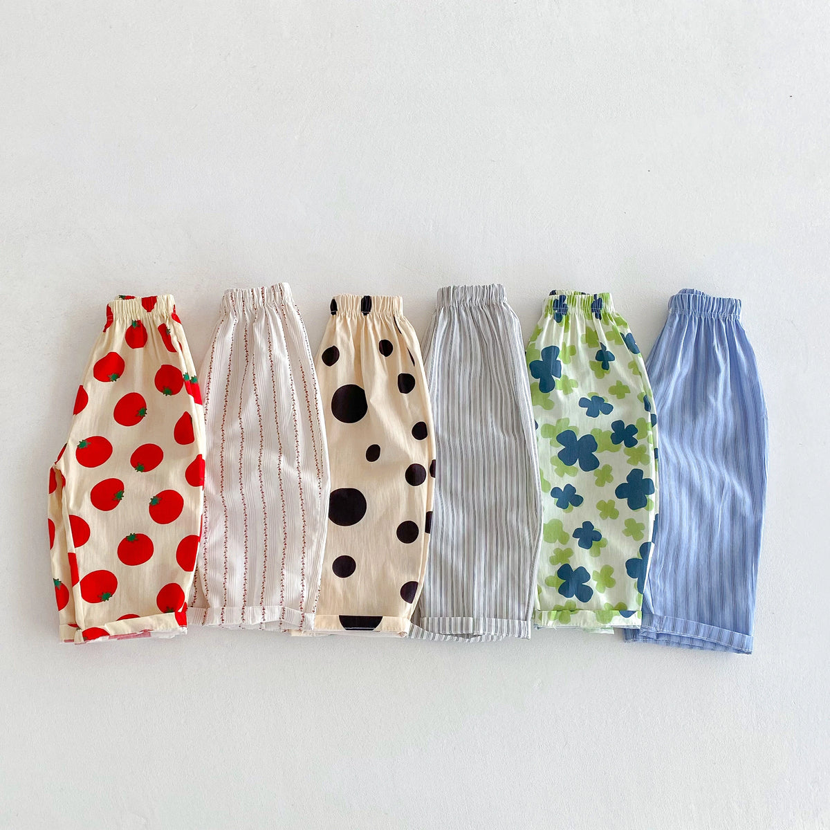 Kids Cartoon Print Summer Trousers