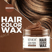 Silver White Temporary Hair Color Wax Pomade Disposable Hair Coloring Mud Natural Washable Hair Styling Clay for Men Girls Women