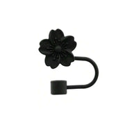 Flower Silicone Straw Covers — 10 mm Fit, Selected Color and Pack