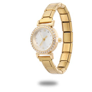 Fashion Luxury DIY 9MM Charm Stainless Steel Shiny Round Square Watch Bracelet Bangle High Quality Y2K Watch Head Christmas Gift