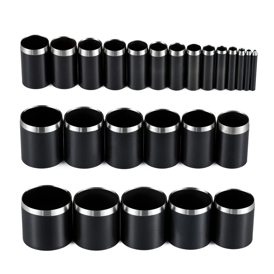 1-25mm Leather Hole Punch Die Round, One Hole Hollow Punch5 10 15 20 25 Mm High Carbon Steel Circle Cutter Tool Kit Cutting