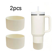 Silicone Tumbler Base Covers — 7.5 cm Fit, Selected 1- or 2-Piece Pack