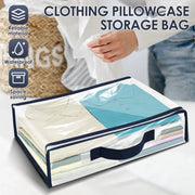 6/12Pcs Bed Sheet Storage Bags PVC Waterproof Clothes Blankets Packing Box Waterproof Dustproof Clear Zippered Pillow Bedding