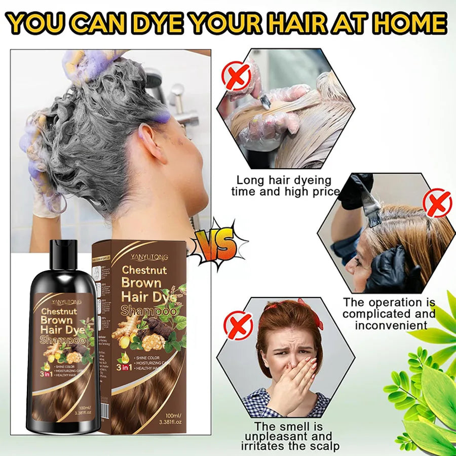 Plant-Based 3-in-1 Color Depositing Shampoo
