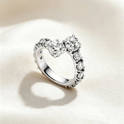 2026 New 925 Silver Sun Star Moon Bow Ring, Size 6 7 8 9, Suitable for European Women's Original Charm High Jewelry Gifts