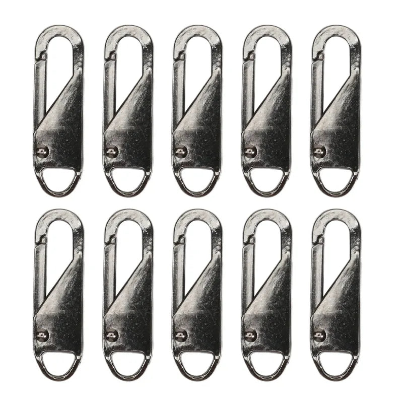 Replacement Zipper Pull Tabs — Selected Style, 5- or 10-Piece Pack