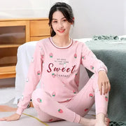 Teens Pajamas Long Sleeves 100% Cotton Pyjamas Big Kids Clothes Sets Children Boys Sleepwear Pajamas For Girls 10 12 14 16 Years
