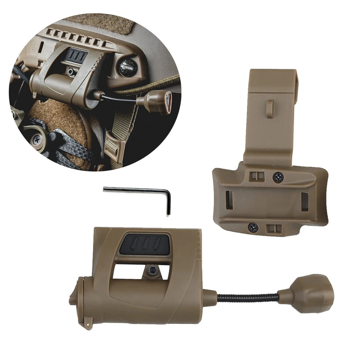 Tactical Helmet LED Light