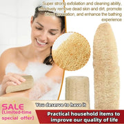 Natural Loofah Scrubber 1/2Pcs Body Exfoliating Brush Spa Bathing Tool MultiPurpose Cleaner for Bathroom Kitchen Daily Cleansing