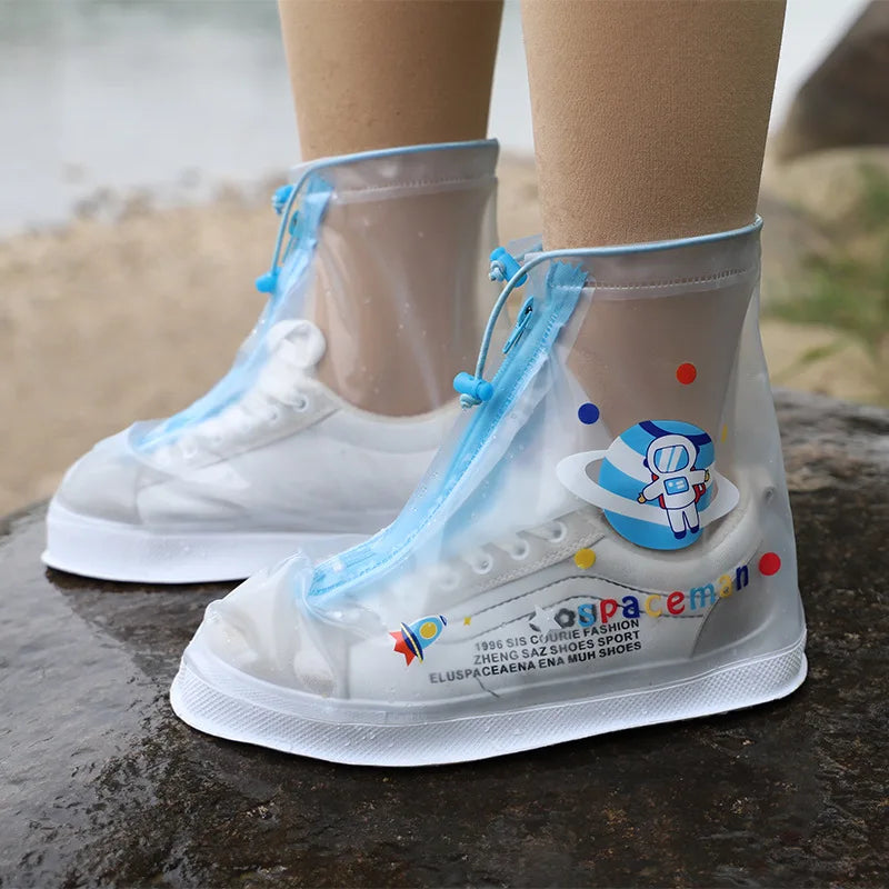 Children’s Reusable Rain Shoe Covers — Selected Print and Size, 1 Pair