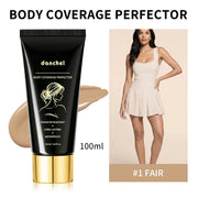 100ml Body Leg Concealer Waterproof Anti Transfer Cover Tattoo Scar Varicose Veins Even Skin Tone Wheat Tan Foundation
