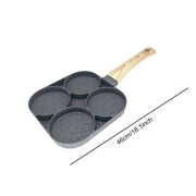Pancake Pan Non-Stick Fried Egg Pan 4Holes 7 Holes Frying Pan Pancakes Maker for Breakfast Eggs Kitchen Utensils Burger Pan
