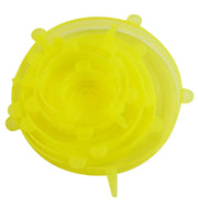Reusable Stretch Bowl Covers — 6-Piece Round Set
