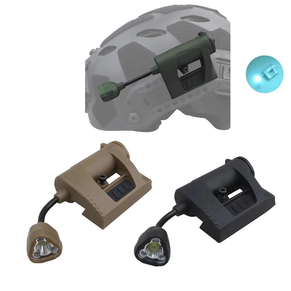 Tactical Helmet LED Light